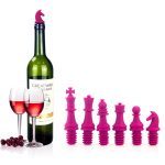 Set de 6 Piezas de ajedrez para el tapar botellas de vino1