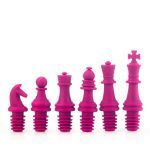 Set de 6 Piezas de ajedrez para el tapar botellas de vino2